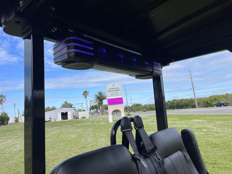 2025 Evolution D5-Maverick 6 Plus black lithium six-seater golf cart California delivery