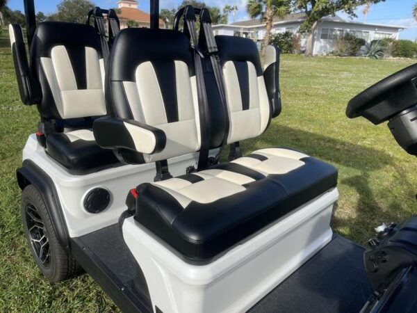 2025 Evolution D5 Ranger 4 Pearl White | Forward-Facing 4-Seater Cart ...