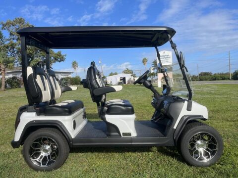 2025 Evolution D5 Ranger 4 Pearl White | Forward-Facing 4-Seater Cart ...