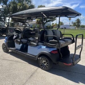 Rear seat and cargo setup on 2025 Club Car Onward 6 Passenger Gas in Charleston South Carolina