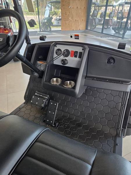 Dashboard of 2025 E-Z-GO Express 6 Gas Lifted Slate in Charleston South Carolina