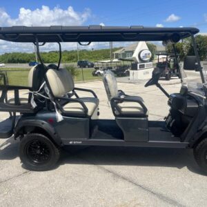 2026 Star EV J-Model 4+2 Lifted cruising through Grey Oaks Country Club in Naples, Florida.