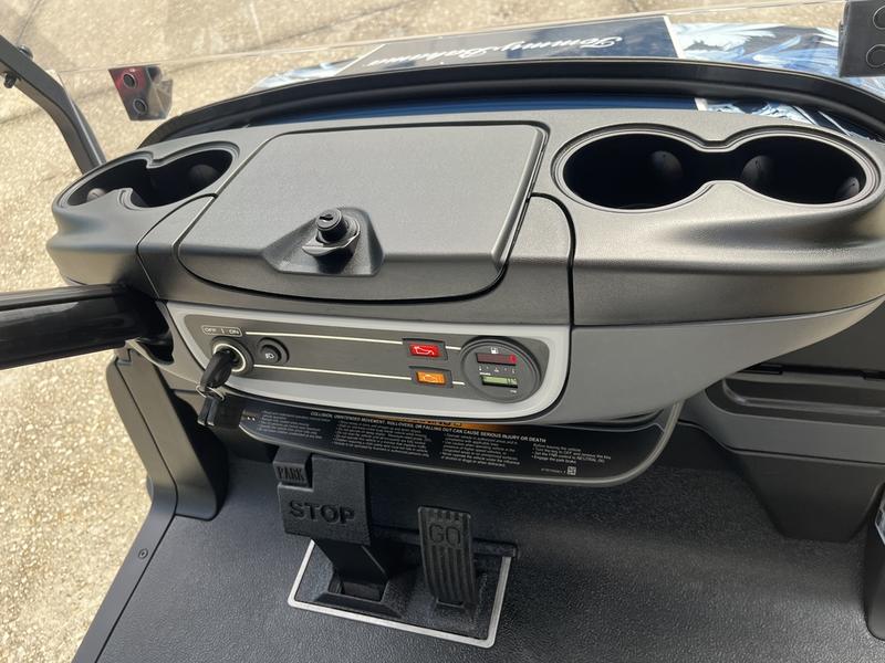 Dashboard and controls of 2026 Club Car Onward Lifted 4 Passenger Gas Georgia