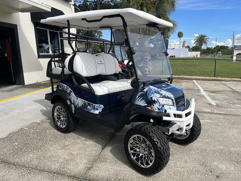 Four-passenger premium seating inside 2026 Club Car Onward Lifted Gas Georgia